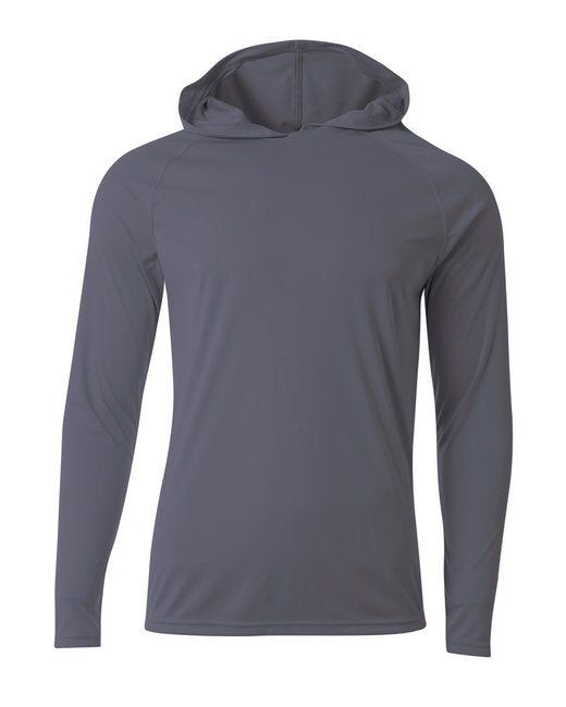 S2R Men's Cooling Performance Long-Sleeve Hooded T-shirt