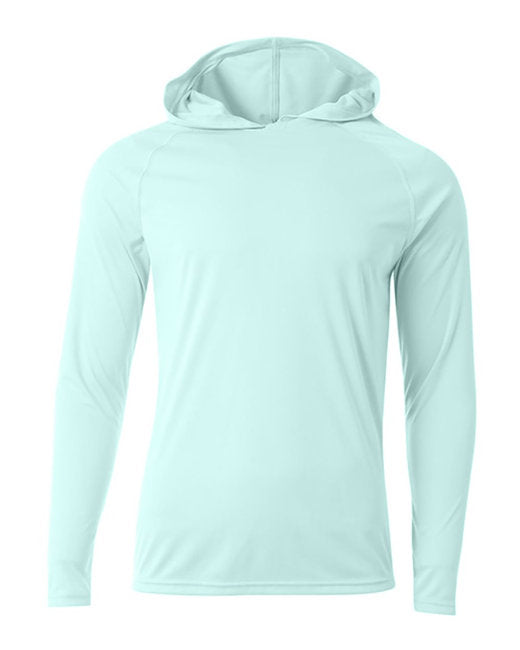 S2R Men's Cooling Performance Long-Sleeve Hooded T-shirt